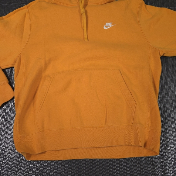 Nike Casual Pullover Hoodie Sweatshirt - Women's Size Large - Orange - Picture 2 of 12
